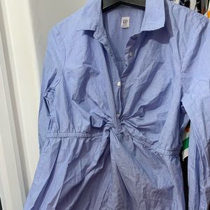 GAP Twist-Front Maternity Dress